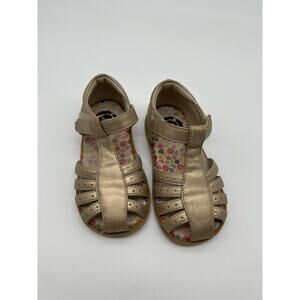 Livie & Luca Gold Metallic Paz Sandals Size 7